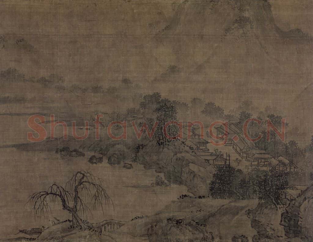 宋 王洪《潇湘八景图》书画作品