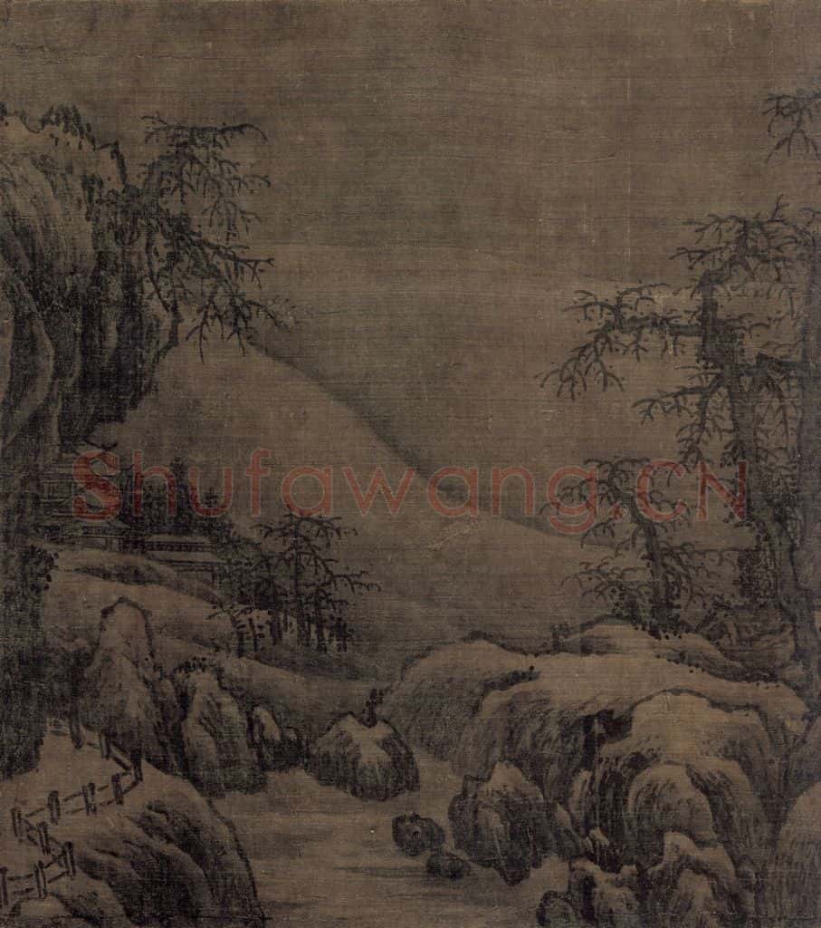 宋 王洪《潇湘八景图》书画作品