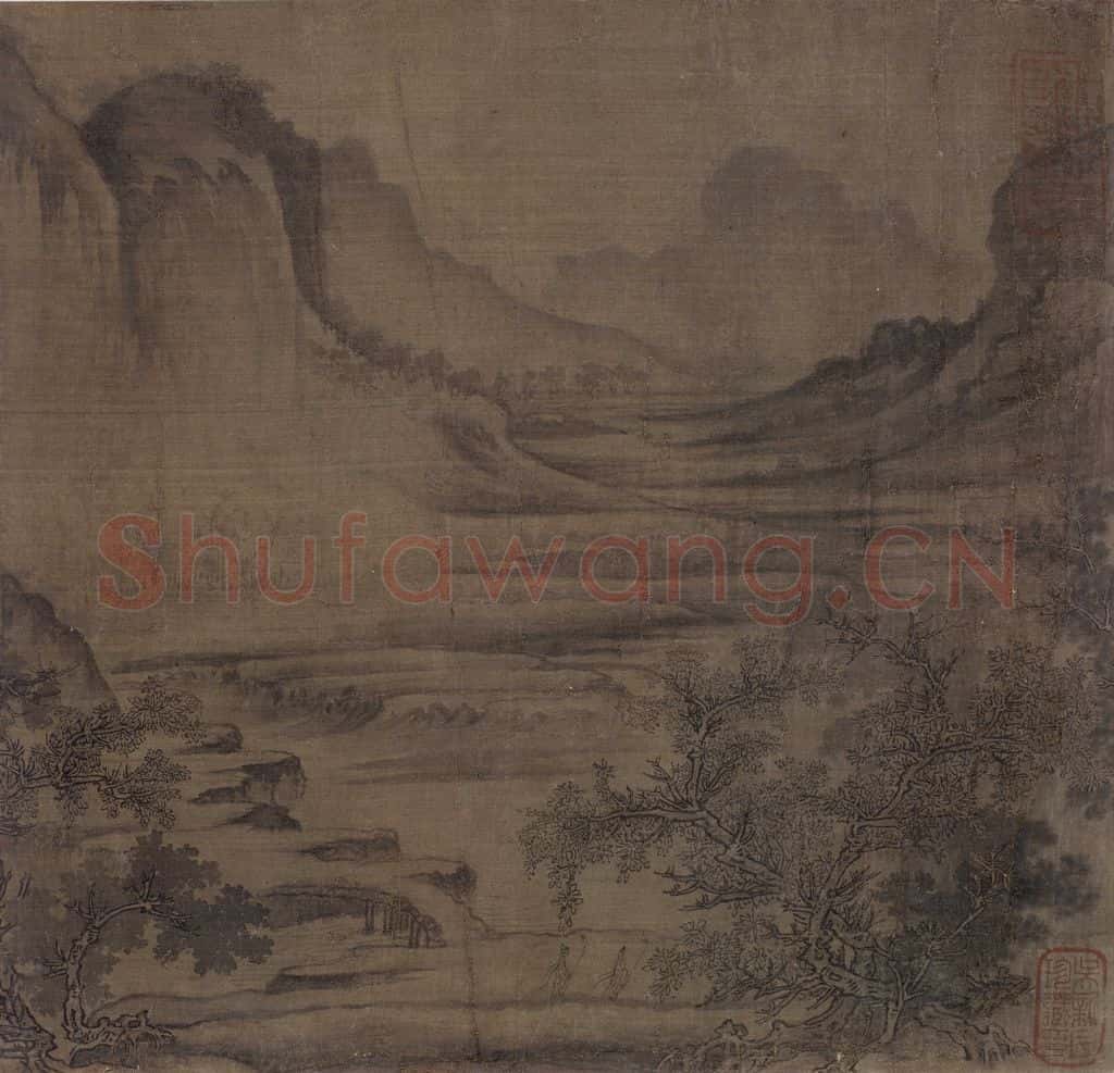 宋 郭熙《溪山秋霁图》书画作品