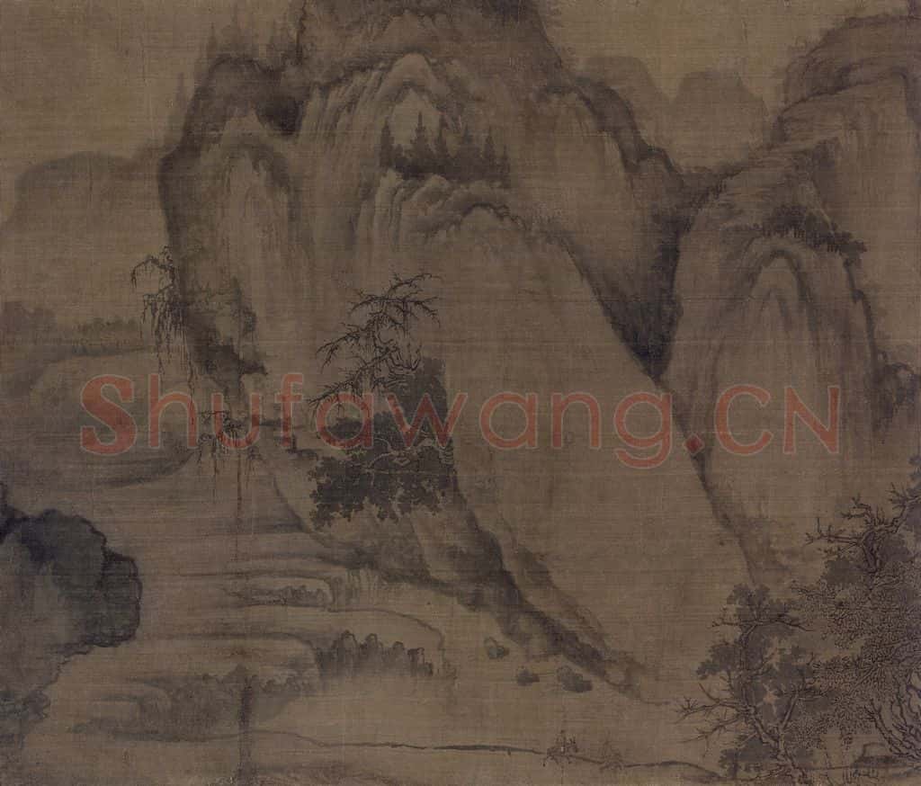 宋 郭熙《溪山秋霁图》书画作品