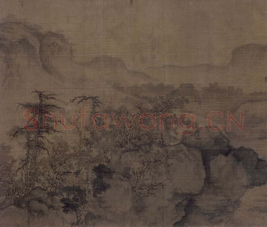 宋 郭熙《溪山秋霁图》书画作品