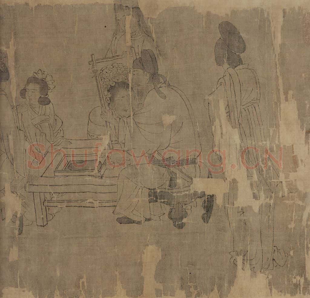 宋 佚名《宫中图》书画作品