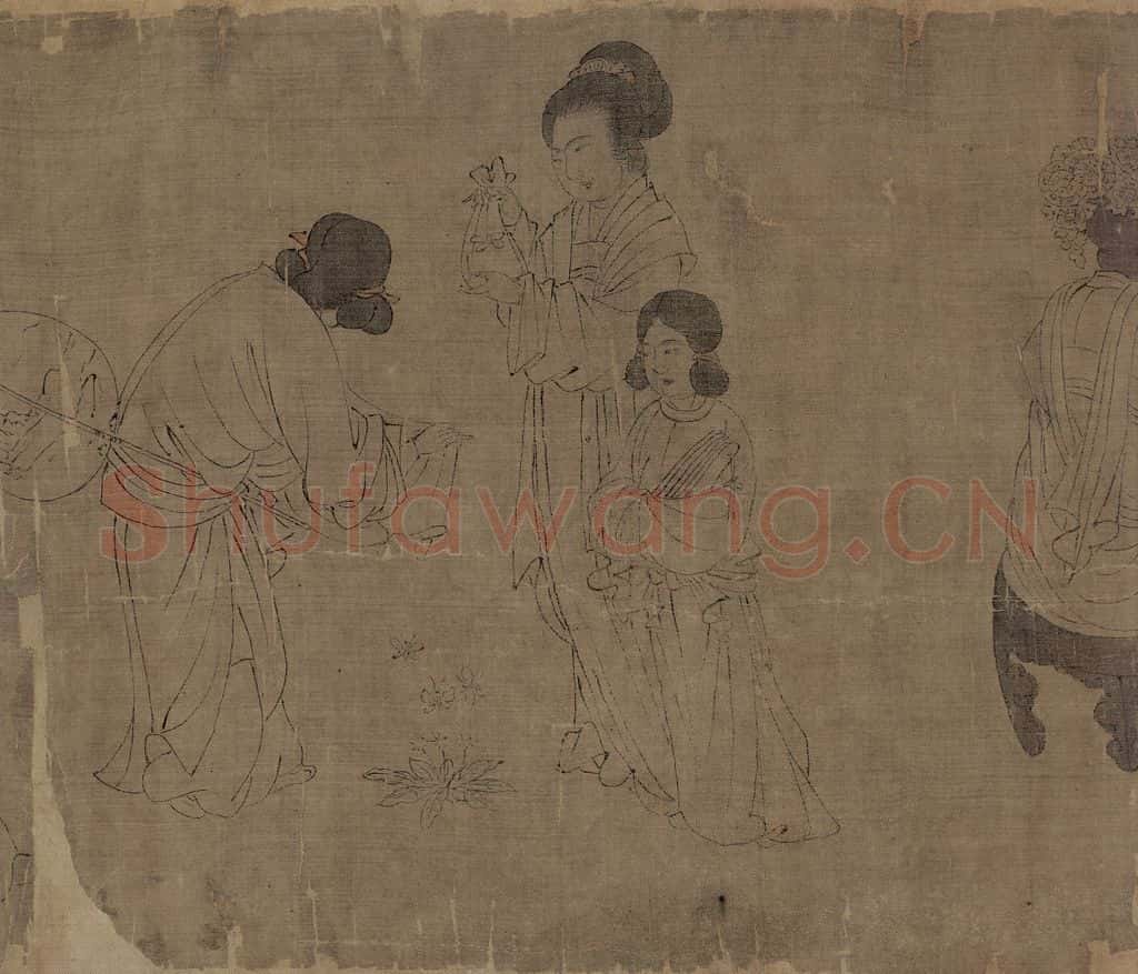宋 佚名《宫中图》书画作品