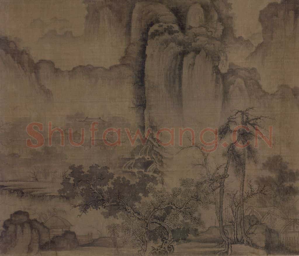 宋 郭熙《溪山秋霁图》书画作品
