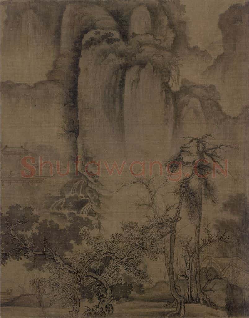 宋 郭熙《溪山秋霁图》书画作品