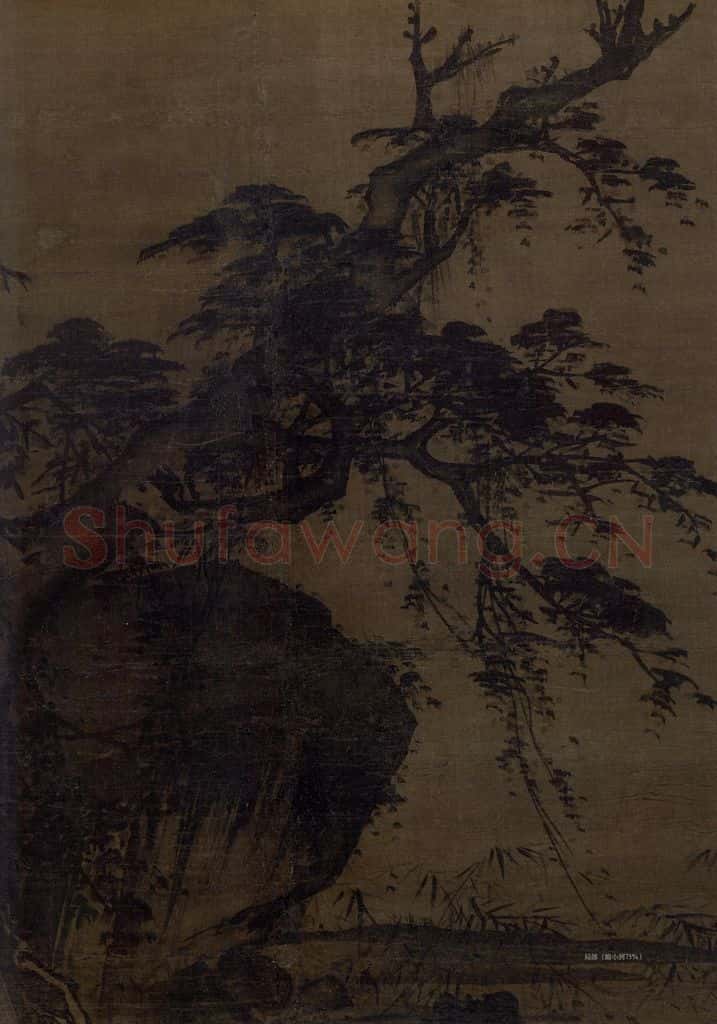 宋 夏珪《洞庭秋月图》书画作品