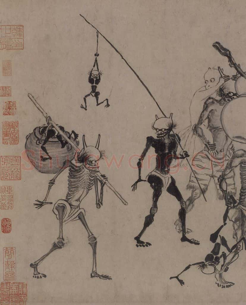 宋 佚名《云起楼图》书画作品
