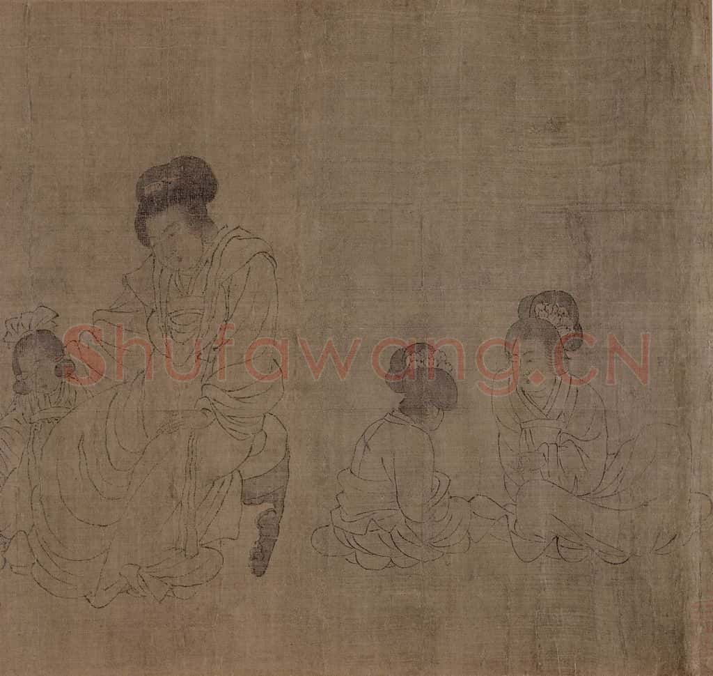 宋 佚名《宫中图》书画作品