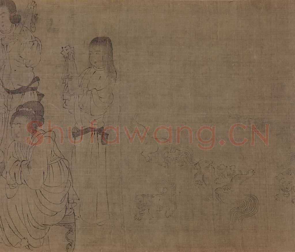 宋 佚名《宫中图》书画作品