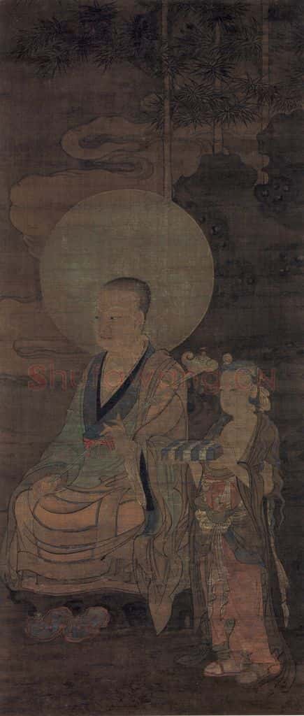 宋 金大受《第十一尊者 羅古羅尊者图》书画作品