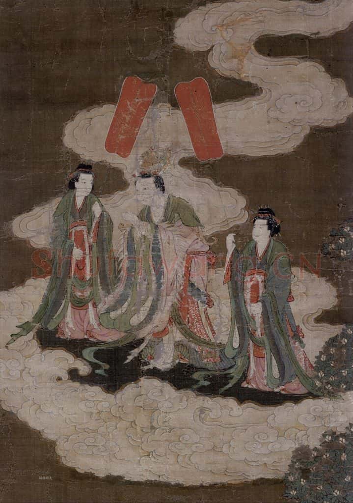 宋 陆信忠《佛涅槃图》书画作品