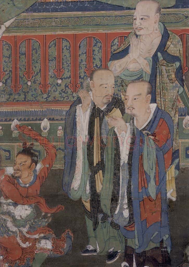 宋 陆信忠《佛涅槃图》书画作品