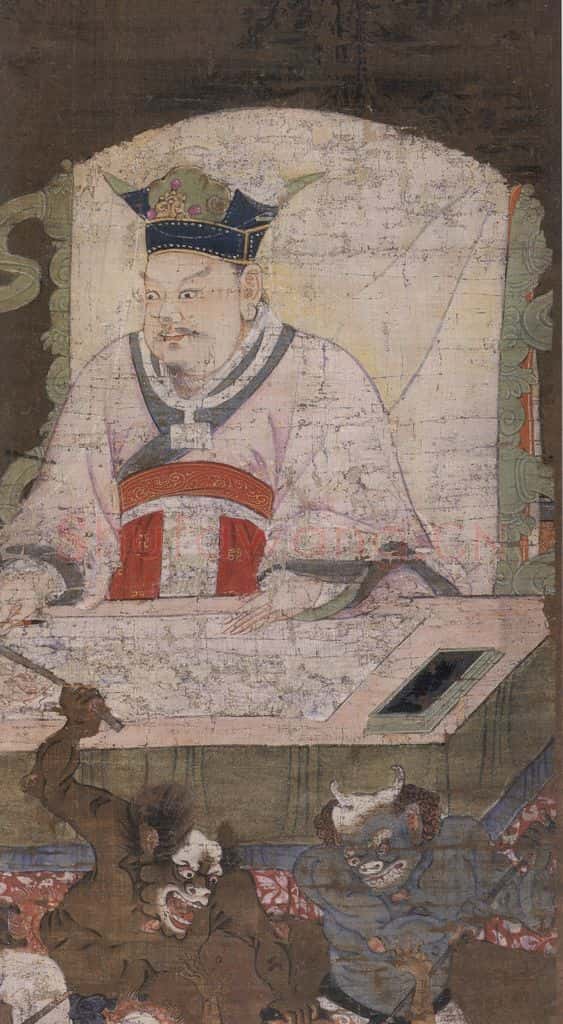 宋 陆信忠《都市王》书画作品
