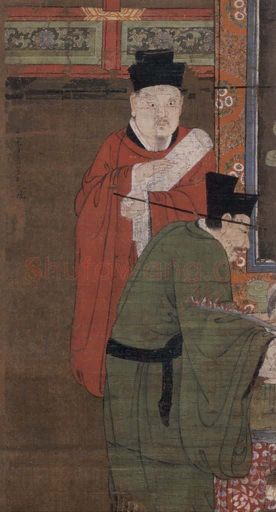 宋 陆信忠《都市王》书画作品