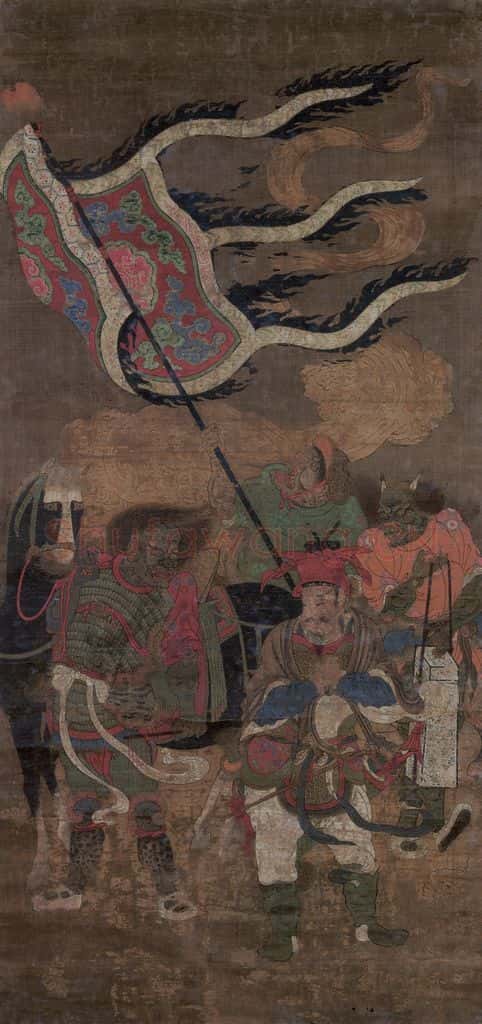 宋 佚名《冥使王》书画作品