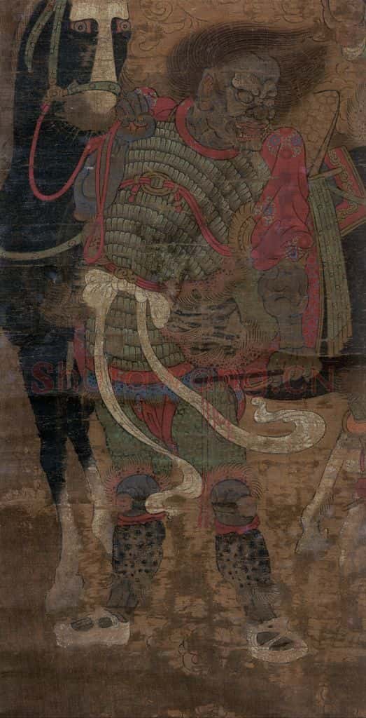 宋 佚名《冥使王》书画作品