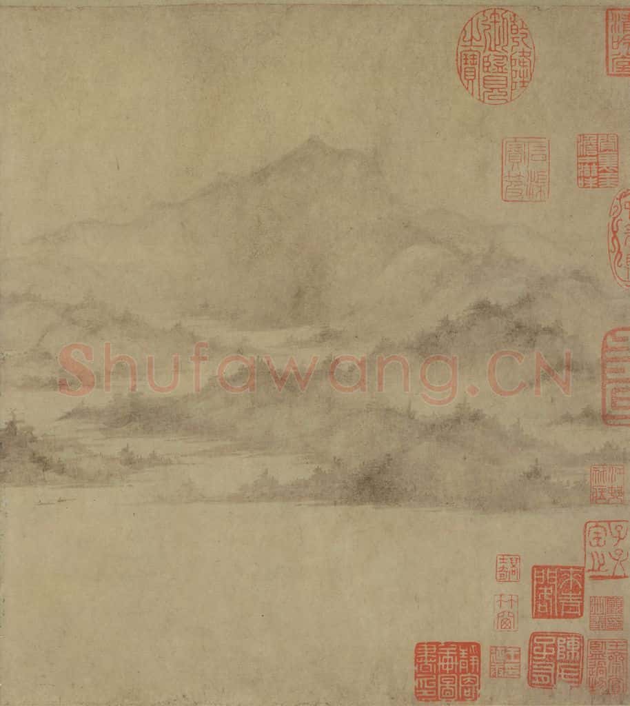 宋 李氏《潇湘卧游图》书画作品