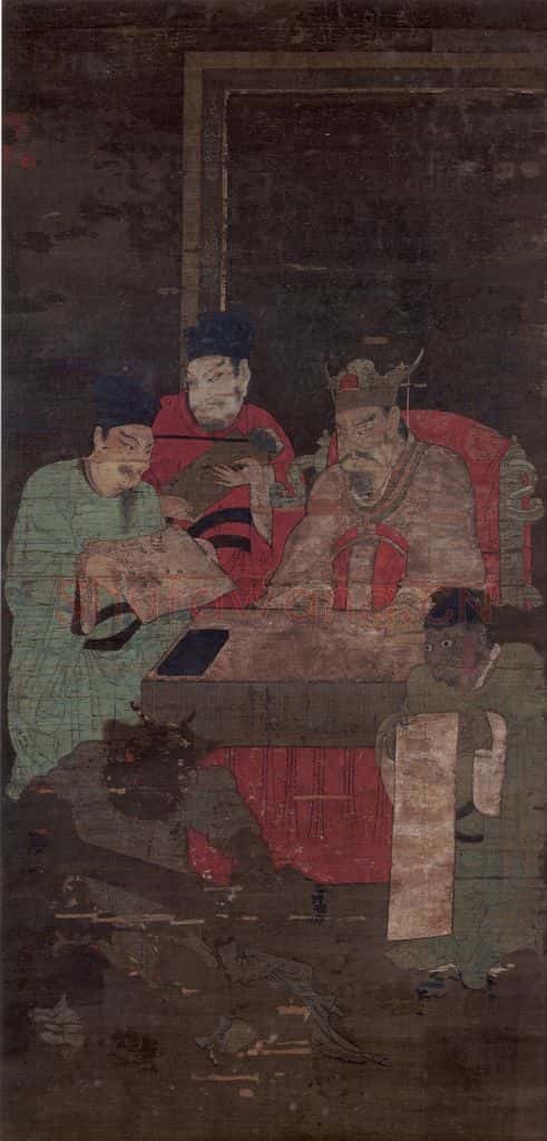 宋 佚名《五官王》书画作品