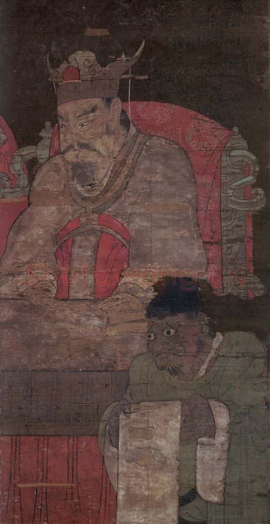 宋 佚名《五官王》书画作品