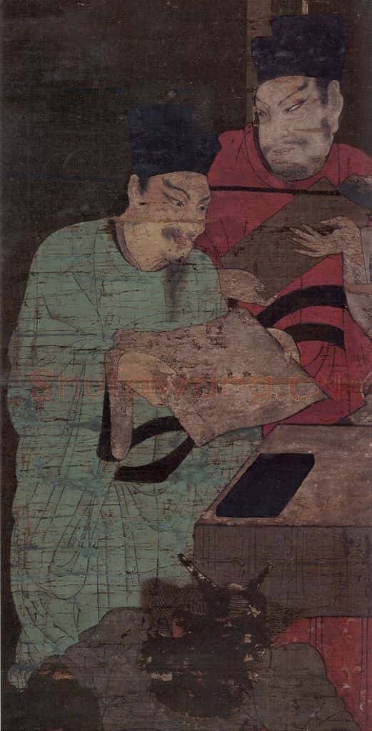 宋 佚名《五官王》书画作品