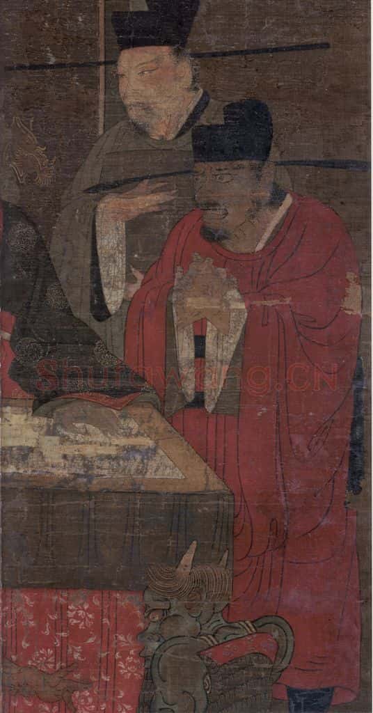 宋 佚名《阎罗王》书画作品