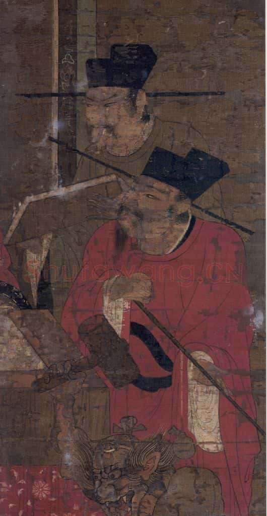 宋 佚名《平等王》书画作品
