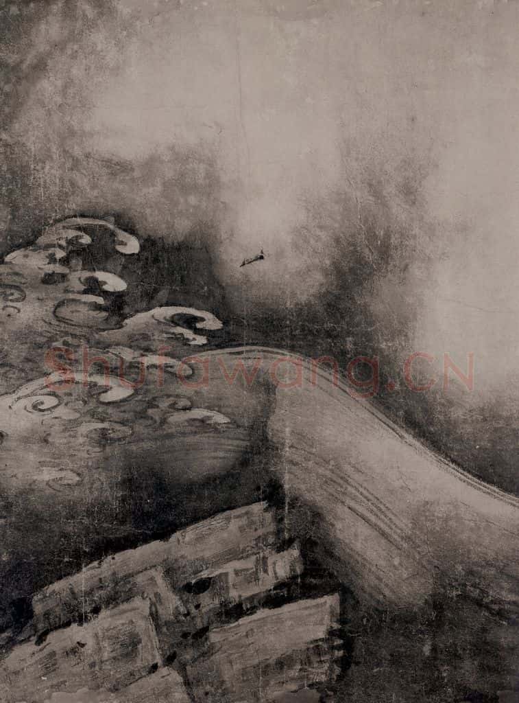 宋 陈容《五龙图》书画作品