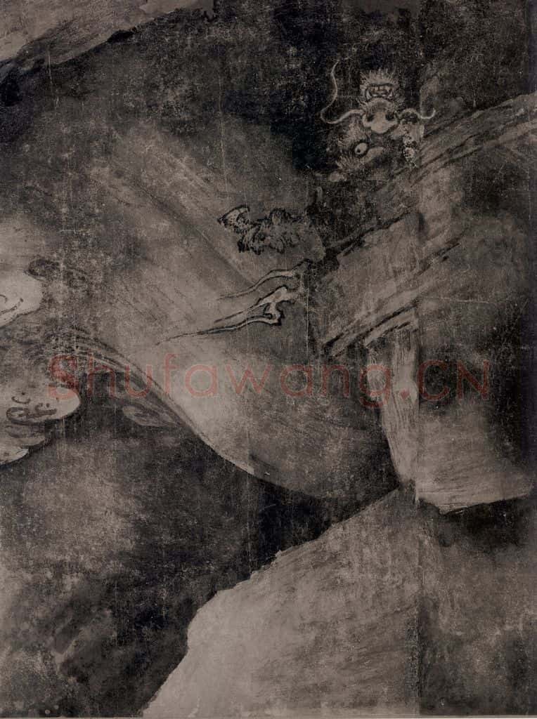 宋 陈容《五龙图》书画作品
