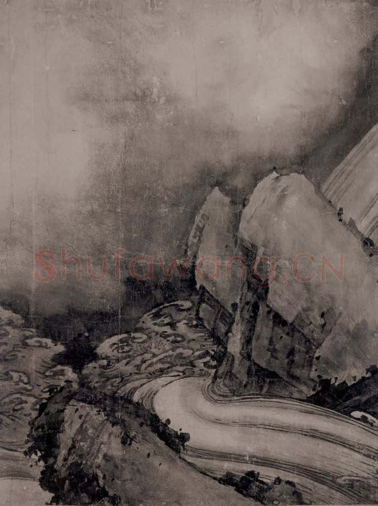 宋 陈容《五龙图》书画作品
