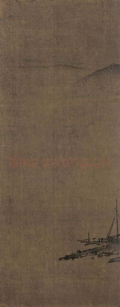 宋 夏珪(传)《山水图》书画作品