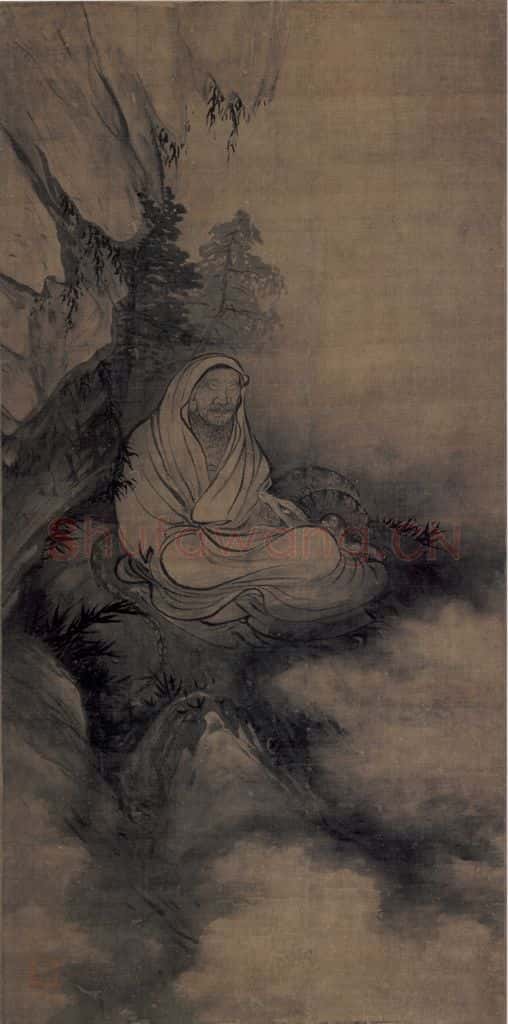 宋 牧溪《罗汉图》书画作品