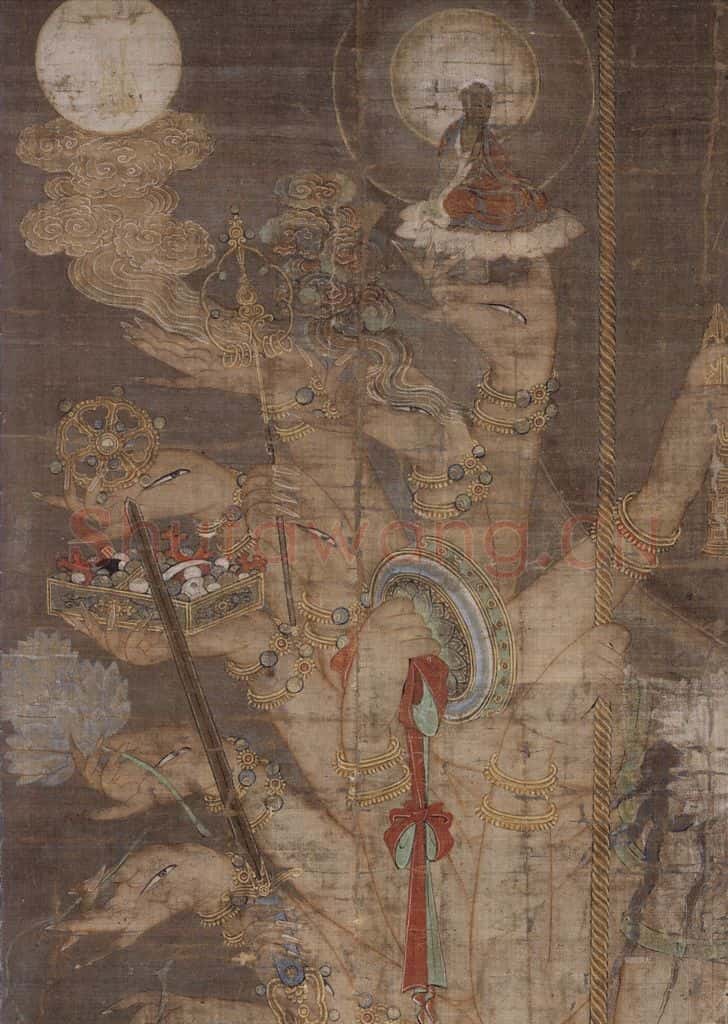 宋 佚名《千手观音图》书画作品