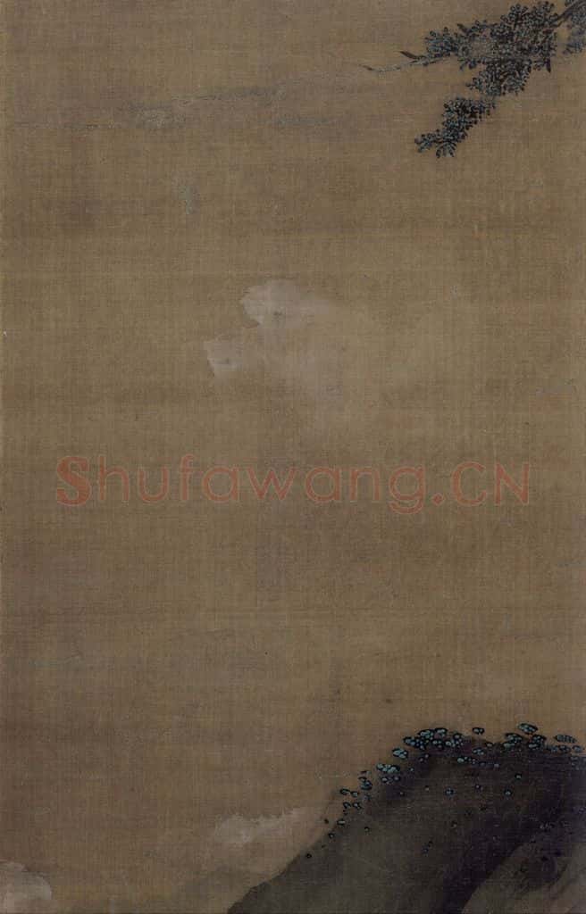 宋 赵佶（传）《秋景山水图》书画作品