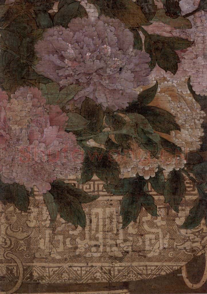 宋 佚名《牡丹图》书画作品