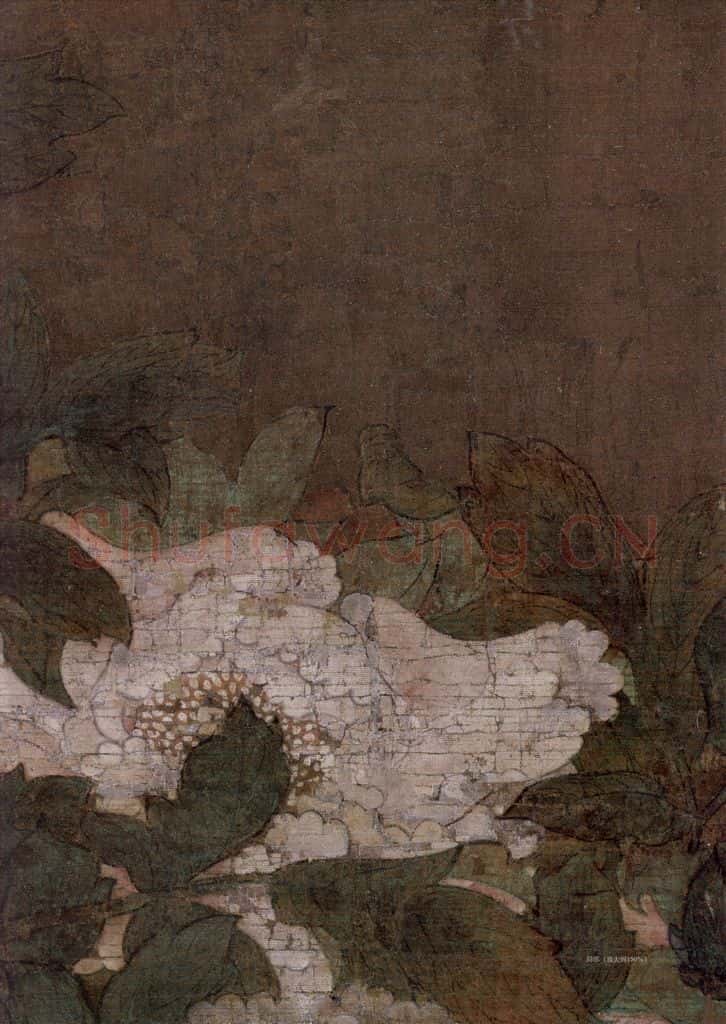 宋 佚名《牡丹图》书画作品