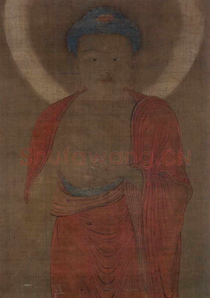 宋 普悦《阿弥陀三尊图》（三幅） 书画作品