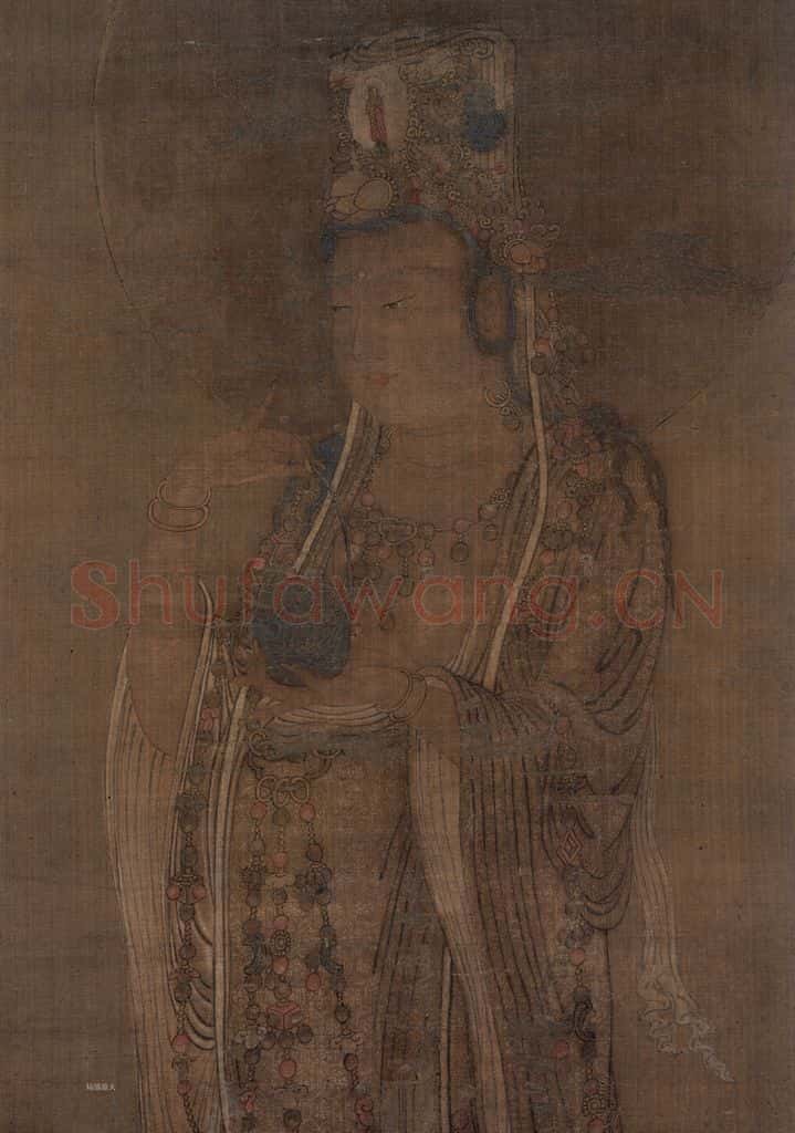 宋 普悦《大悲观音菩萨图》书画作品