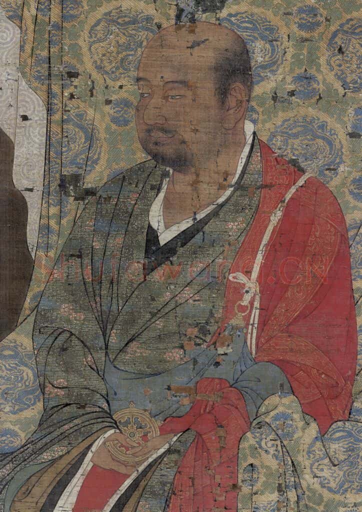 宋 佚名《不空三藏图》书画作品