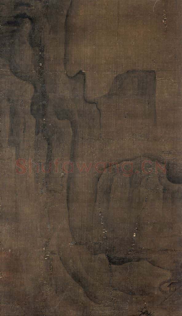 宋 佚名《秋江渔艇图》书画作品