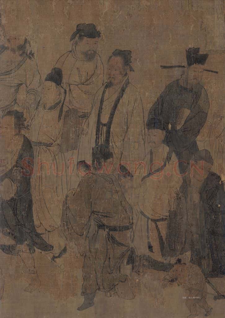 宋 佚名《護法天王图》书画作品
