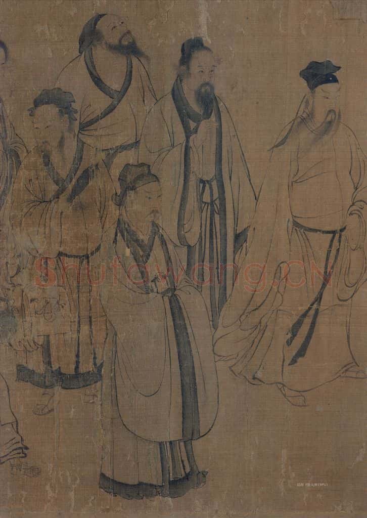 宋 佚名《護法天王图》书画作品