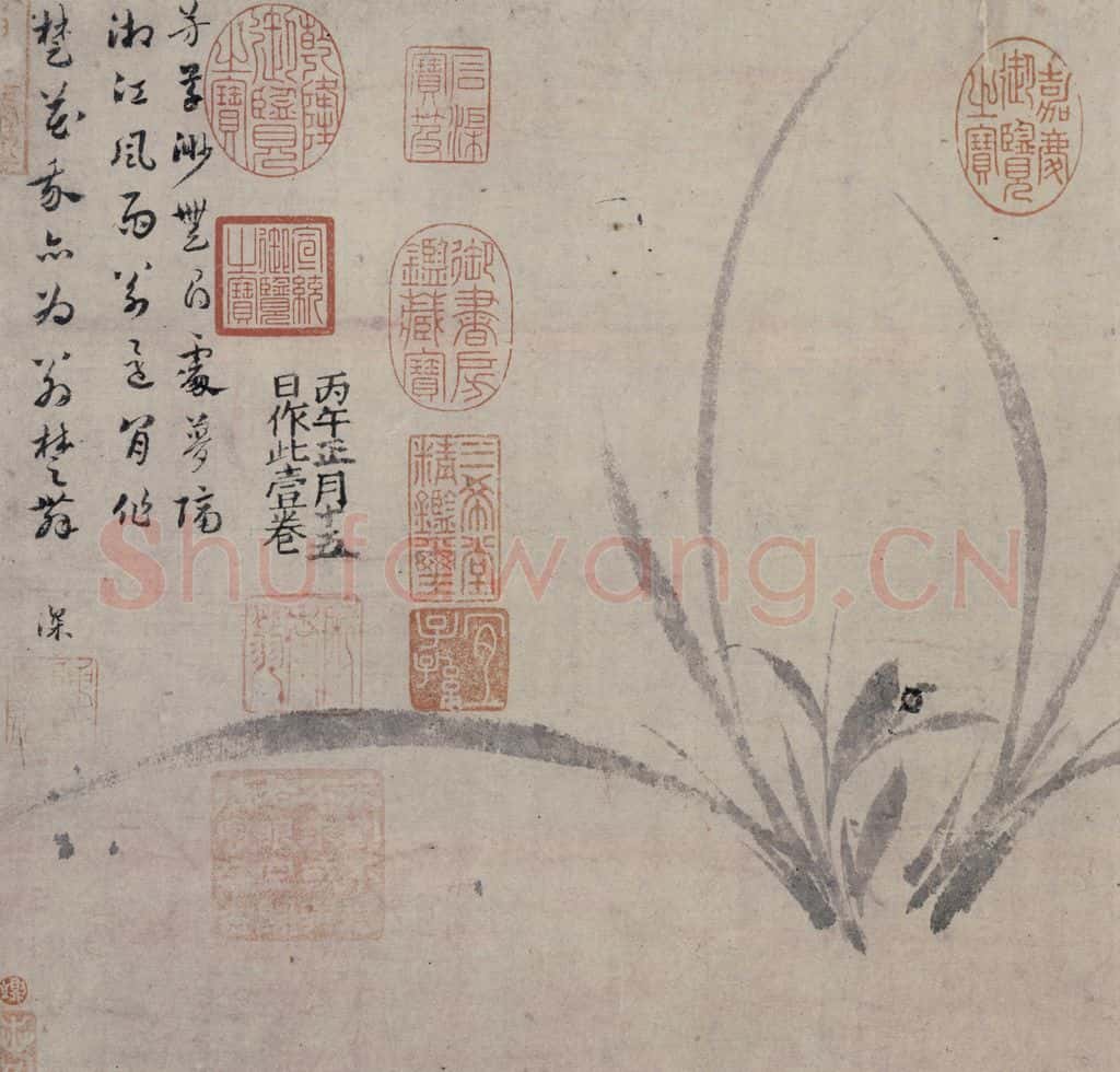 宋 鄭思肖《蘭图》书画作品