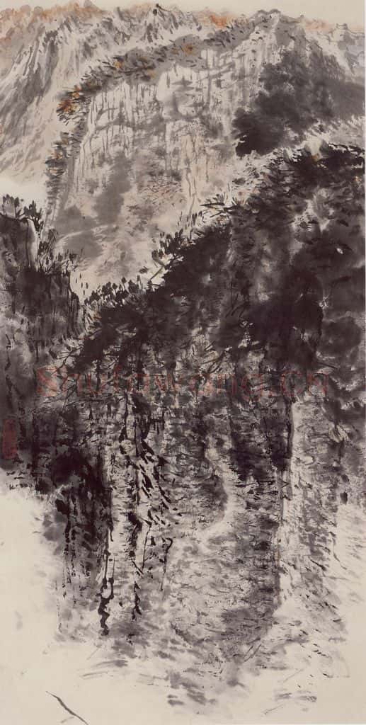 1956年 蔡鹤洲《仰止》书画作品