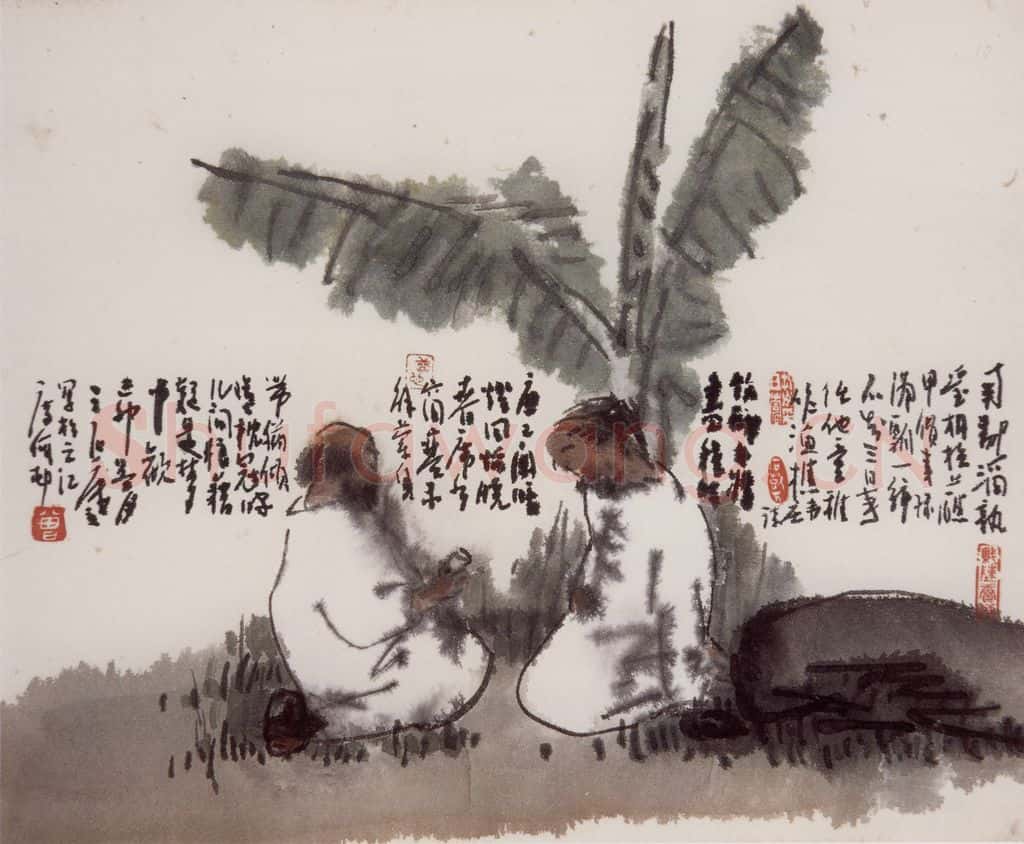 1999年 曾宓《山水册页》书画作品