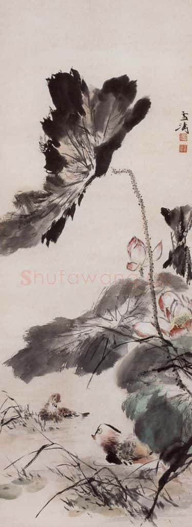 60年代 王雪涛《四季花鸟屏》书画作品