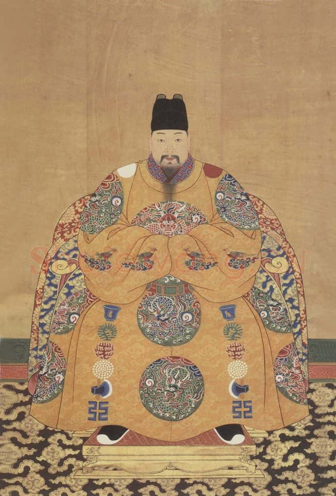 明代 不详《明光宗朱常洛像》书画作品