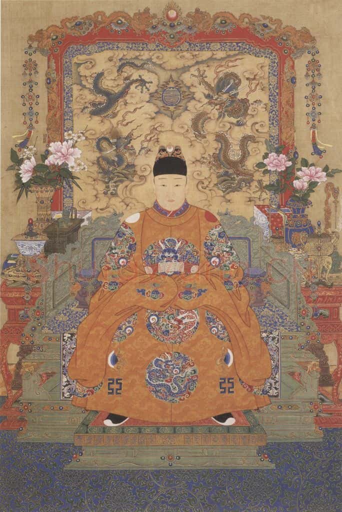 明代 不详《明熹宗朱由校像》书画作品
