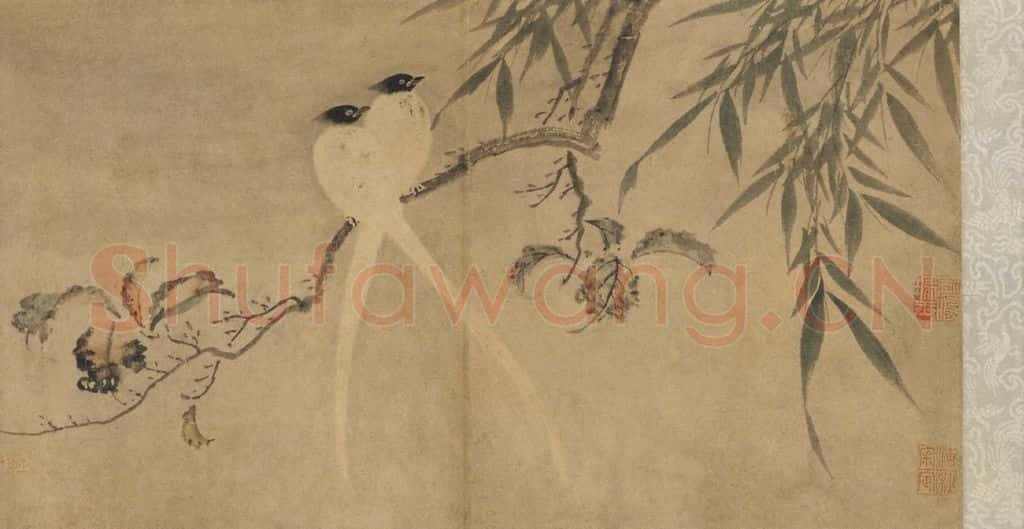 明代 朱佐《花卉图六段》书画作品