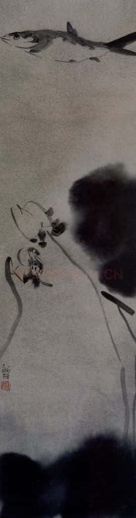 2007年 杨福音《呼晴图》书画作品