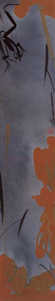 2003年 杨福音《蛙之四》书画作品